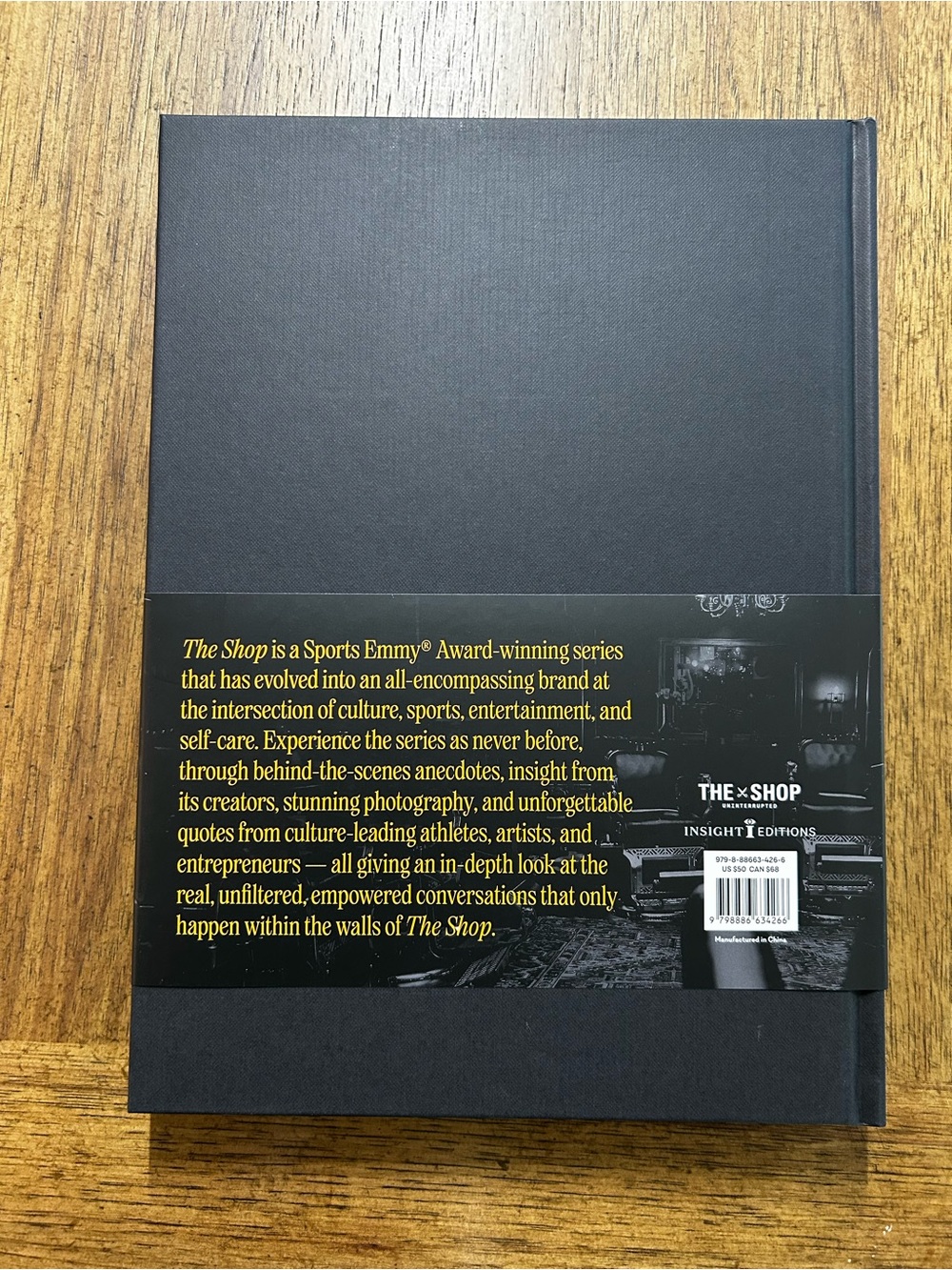 🆕 “THE SHOP” Hardcover Book - Foreword by LeBron James - Picture 3 of 4